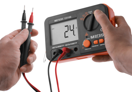 Мегаомметр (измеритель сопротивления изоляции) МЕГЕОН 131100 купить по низкой цене | МАКСПРОФИТ